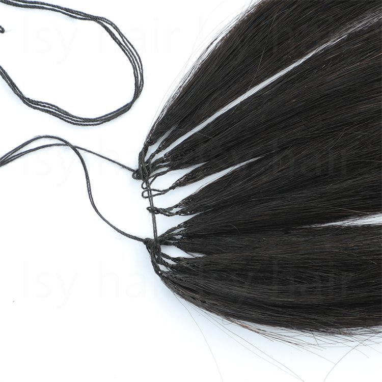 Best Price Feathers Human Hair Extensions Vendor Invisible High Quality Double Drawn 100% Human Hair Feathering Hair Extension