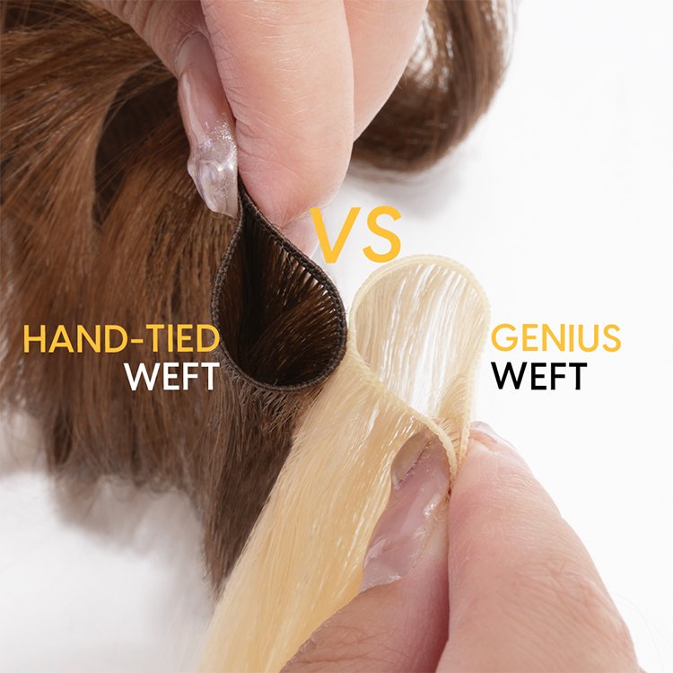 New Genius Wefts Can Be Cut loc extensions human hair Weft Human Hair Extensions