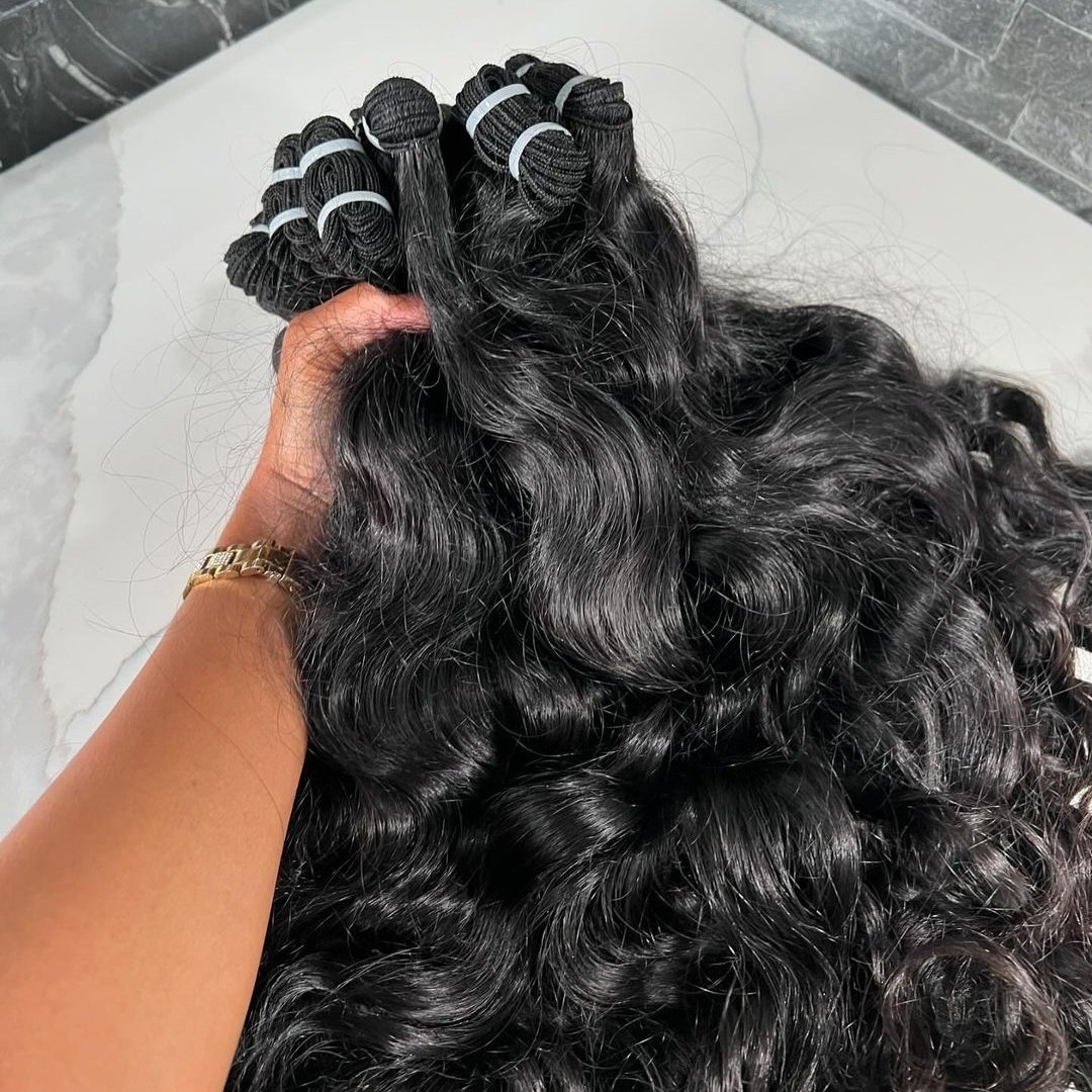 Super Double Drawn Vietnamese Virgin Human Hair 14A Grade Bone Straight Vietnam Human Hair Extension, Bundle Raw Vietnamese Hair