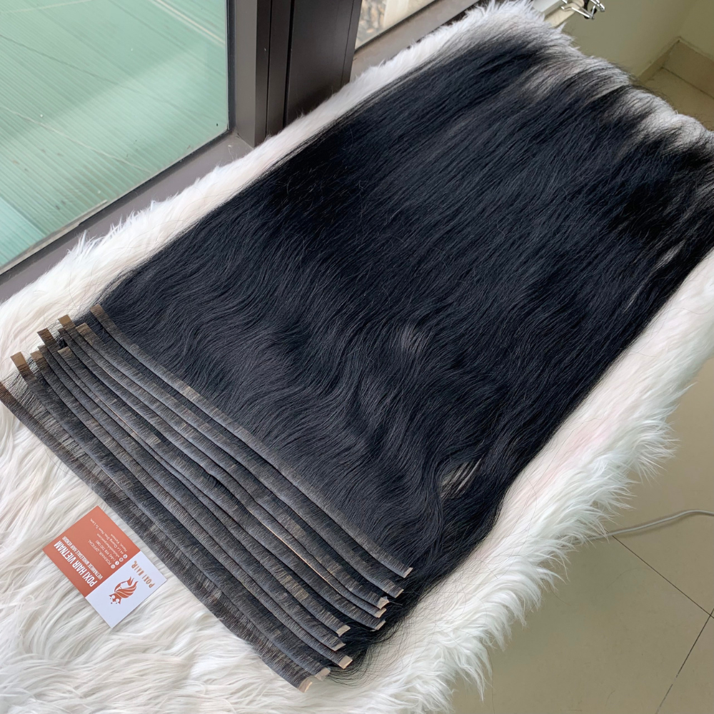 Best Quality Invisible Super Double Drawn Long Tape In Hair 100% Real Human Hair Extensions Hot Selling Products 2024