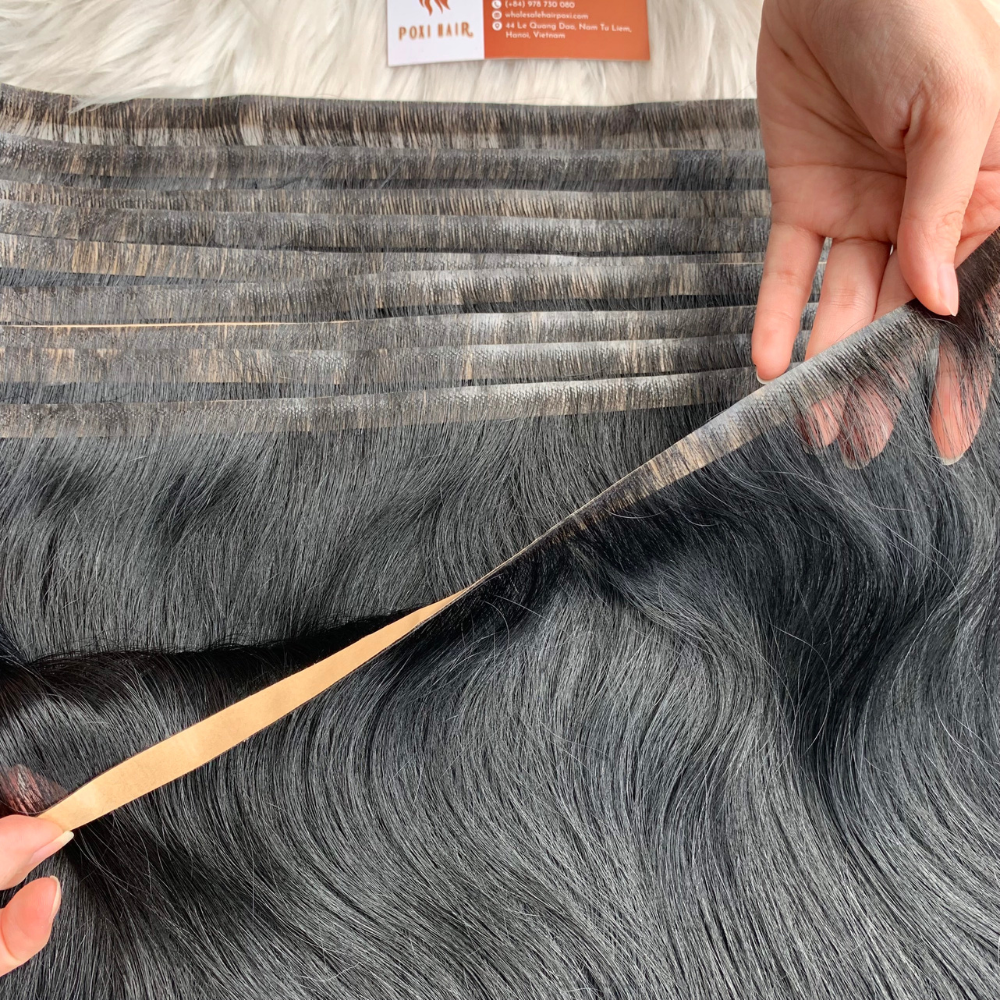Best Quality Invisible Super Double Drawn Long Tape In Hair 100% Real Human Hair Extensions Hot Selling Products 2024