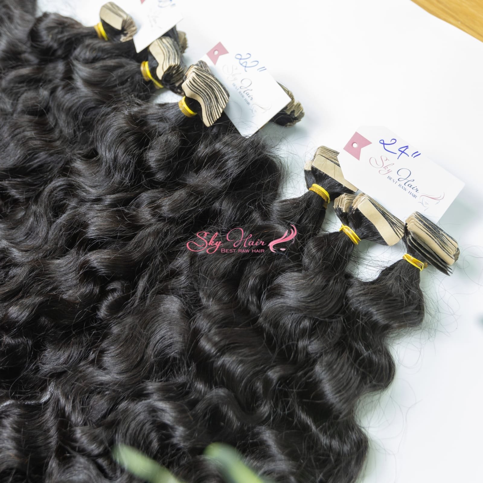 Cambodian Natural Wavy Tape-in extension Sky Hair Vietnam vendor Wholesale supplier luxury Raw human Hair Tape-in Extensions