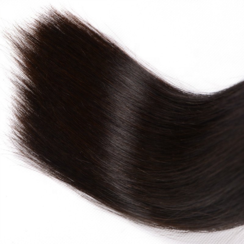 Dropship 6D human hair extension hair wigs toupee hair lace front weave bundles straight supplier for sale
