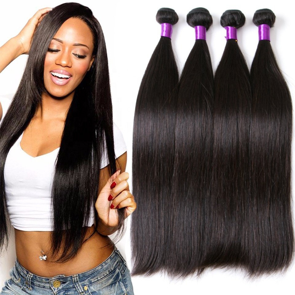 Dropship 6D human hair extension hair wigs toupee hair lace front weave bundles straight supplier for sale