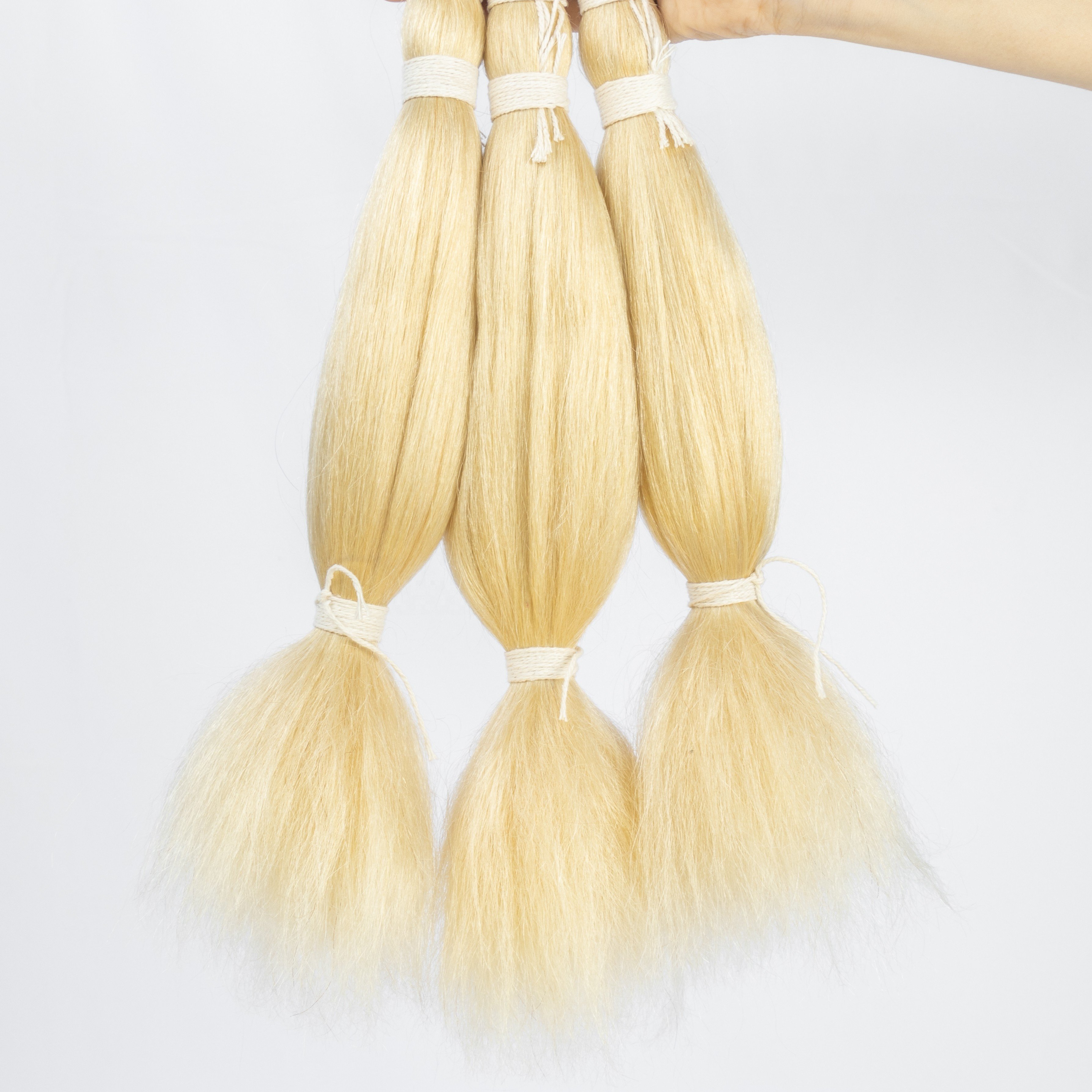 Wholesale 12A Wet and Wavy Bulk Human Hair For Boho Braids Indian Virgin Wavy Braiding Human Hair Extensions