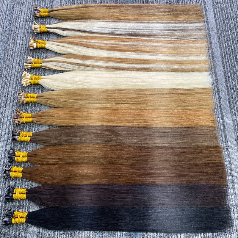 Remmy I-TIP Virgin Double Drawn 100% Raw Blonde cambodian hair raw i tip 90g/ Strand Remy Human Hair Extensions