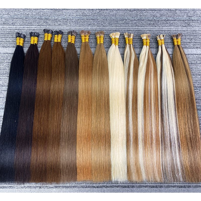 Remmy I-TIP Virgin Double Drawn 100% Raw Blonde cambodian hair raw i tip 90g/ Strand Remy Human Hair Extensions