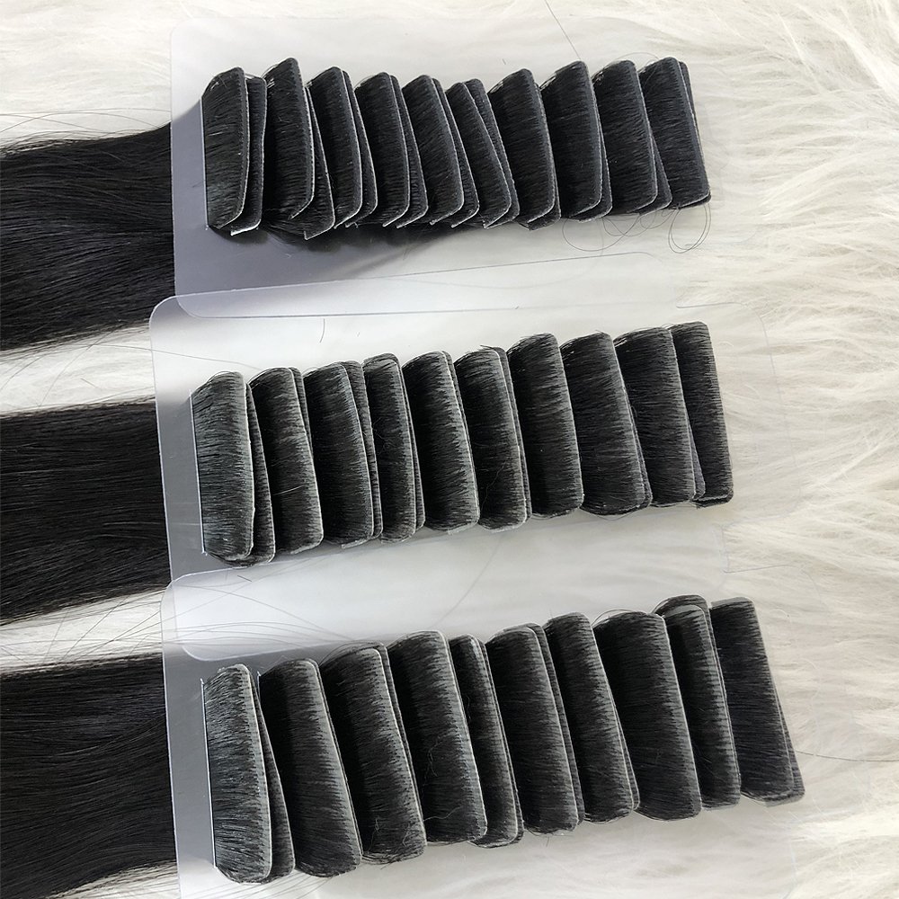 Luxury Raw Virgin Cuticle Aligned Seamless Rejected Double Drawn Invisible Skin Weft 100 Remy Chinese Tape ins Hair Extensions