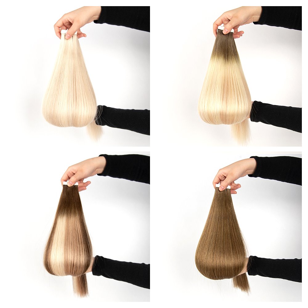 top selling wholesale double drawn cuticle aligned hair russian single donor raw virgin hair tape in hair extensions