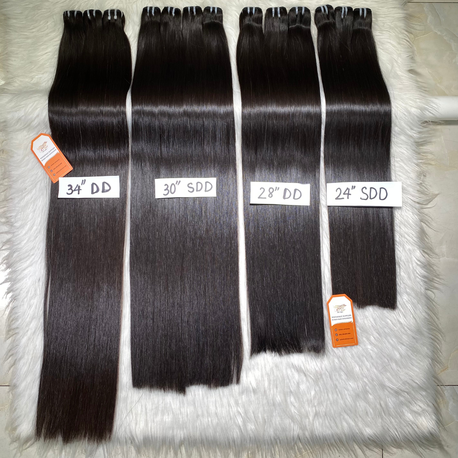 Best 100% Human Hair Extensions Factory Wholesale Full Cuticle Aligned Machine Weft Double Drawn Soft Wave Style Healthy Bundle