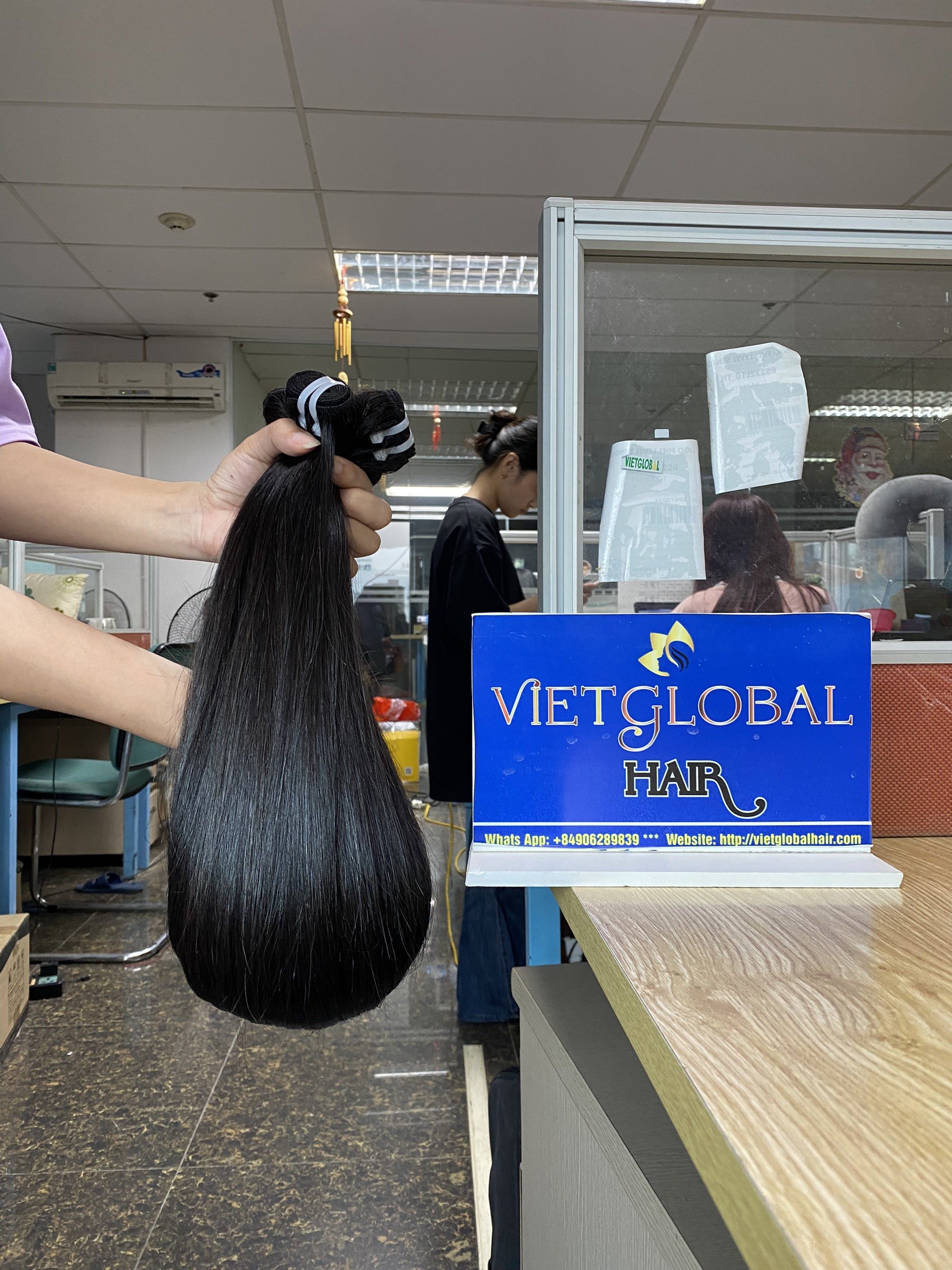 Vietnamese Human Raw Hair Extensions In Weft Bundle For Resell Very High Quality By Vietglobal Hair Vietnam