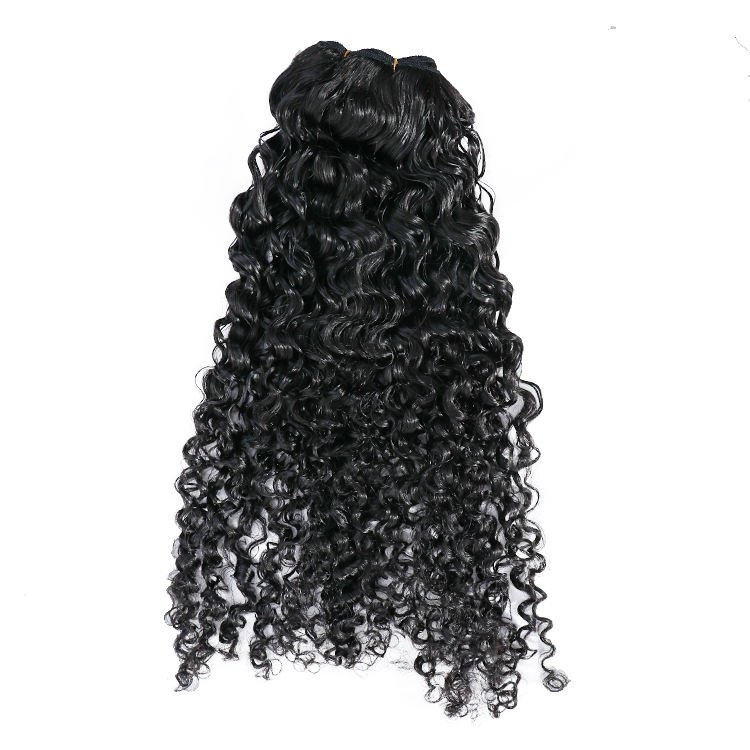 Top Quality Super Double Drawn Vietnamese raw hair Fumi Pixie Curls Bundles With Closure hair extensions human hair
