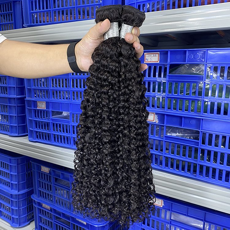 Wholesale best quality Raw virgin Cuticle Aligned Raw Vietnamese Natural Color curly Human Hair Bundles Hair Extensions Vendors