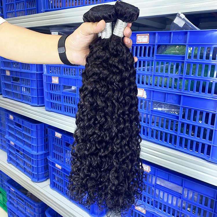 Wholesale best quality Raw virgin Cuticle Aligned Raw Vietnamese Natural Color curly Human Hair Bundles Hair Extensions Vendors