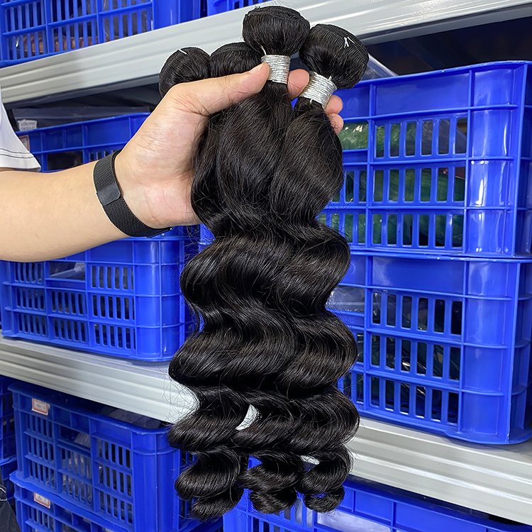 Wholesale best quality Raw virgin Cuticle Aligned Raw Vietnamese Natural Color curly Human Hair Bundles Hair Extensions Vendors