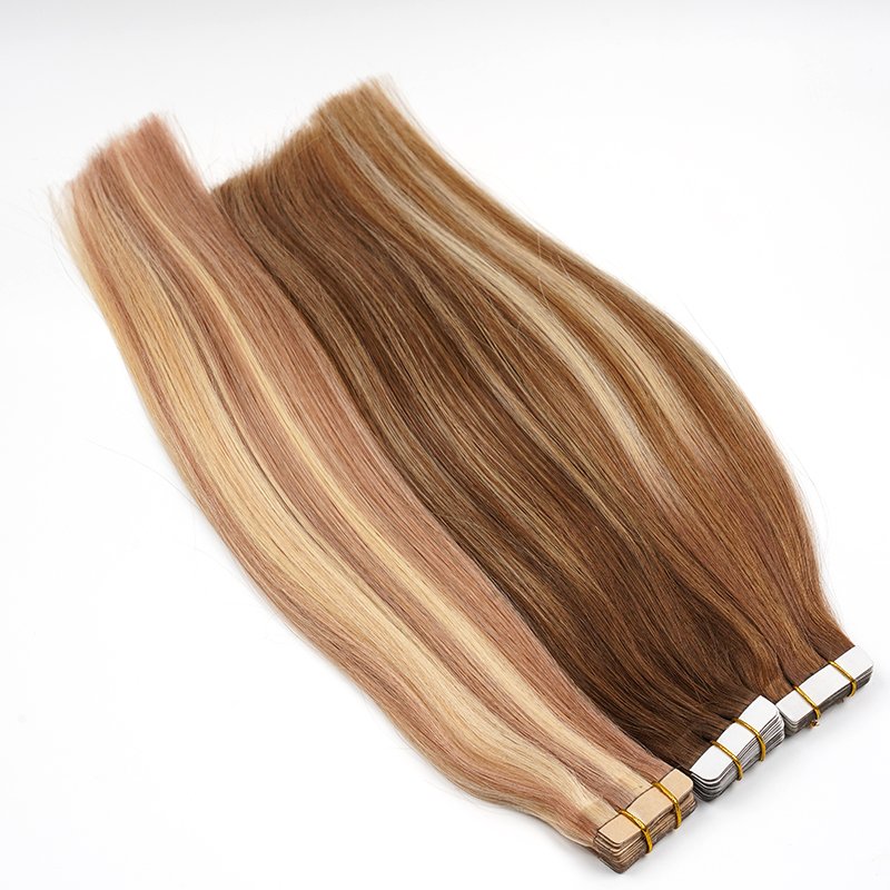 Tape Hair Extensions,Injected Tape In Hair Extension,Tape In Human Hair Extension Invisible