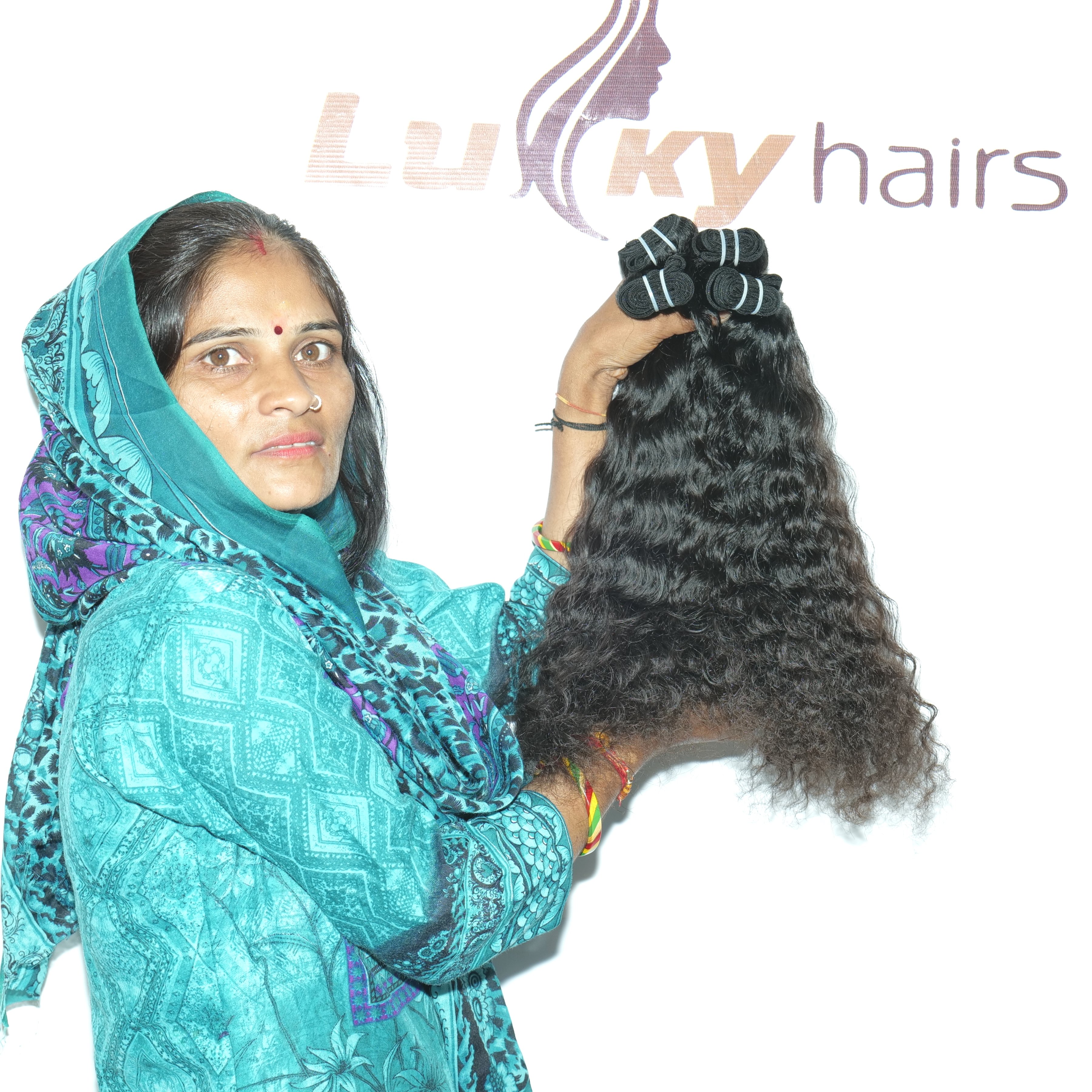 Raw virgin human hair Bundles machine double weft Cuticle Aligned Virgin Indian Human Hair extensions