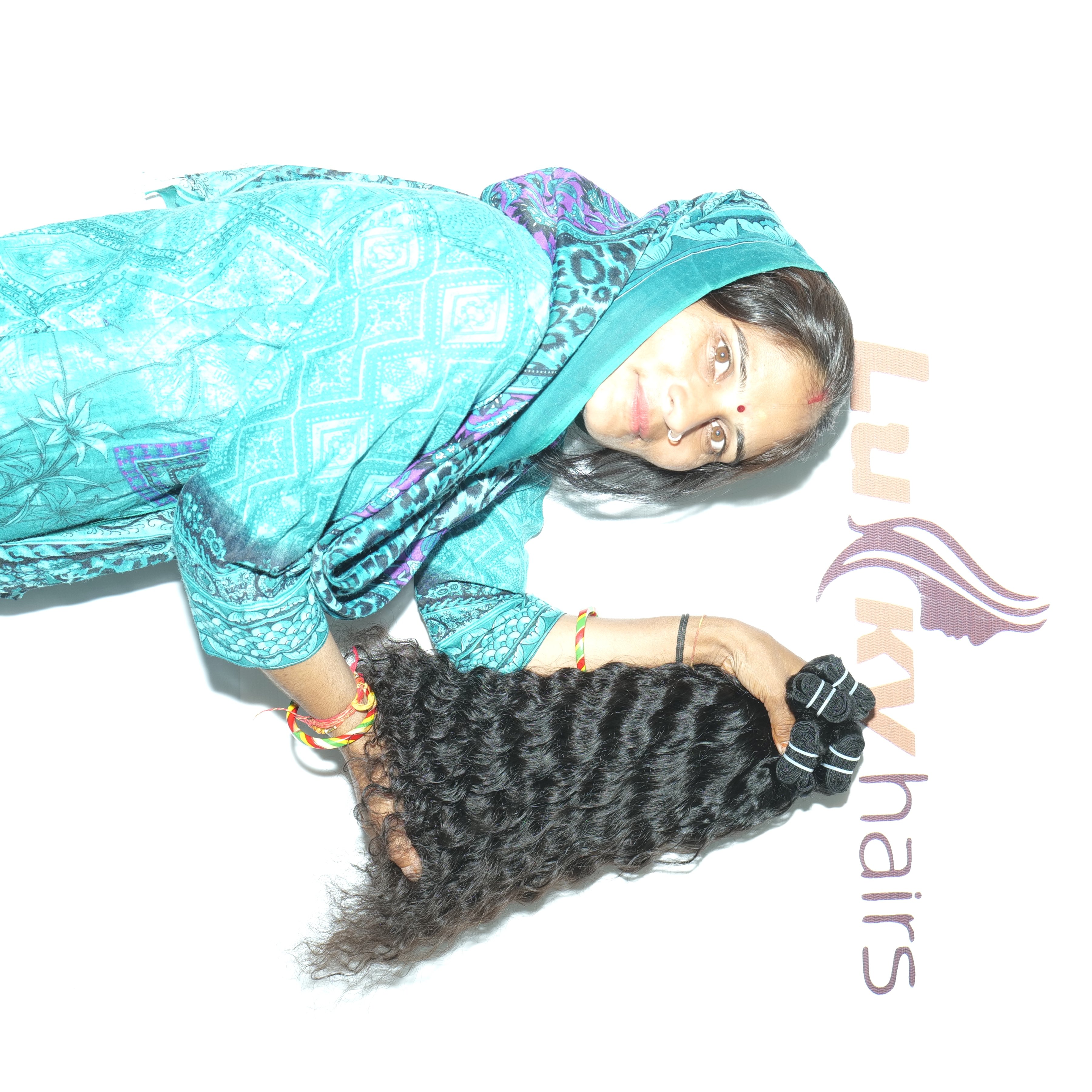 Raw virgin human hair Bundles machine double weft Cuticle Aligned Virgin Indian Human Hair extensions
