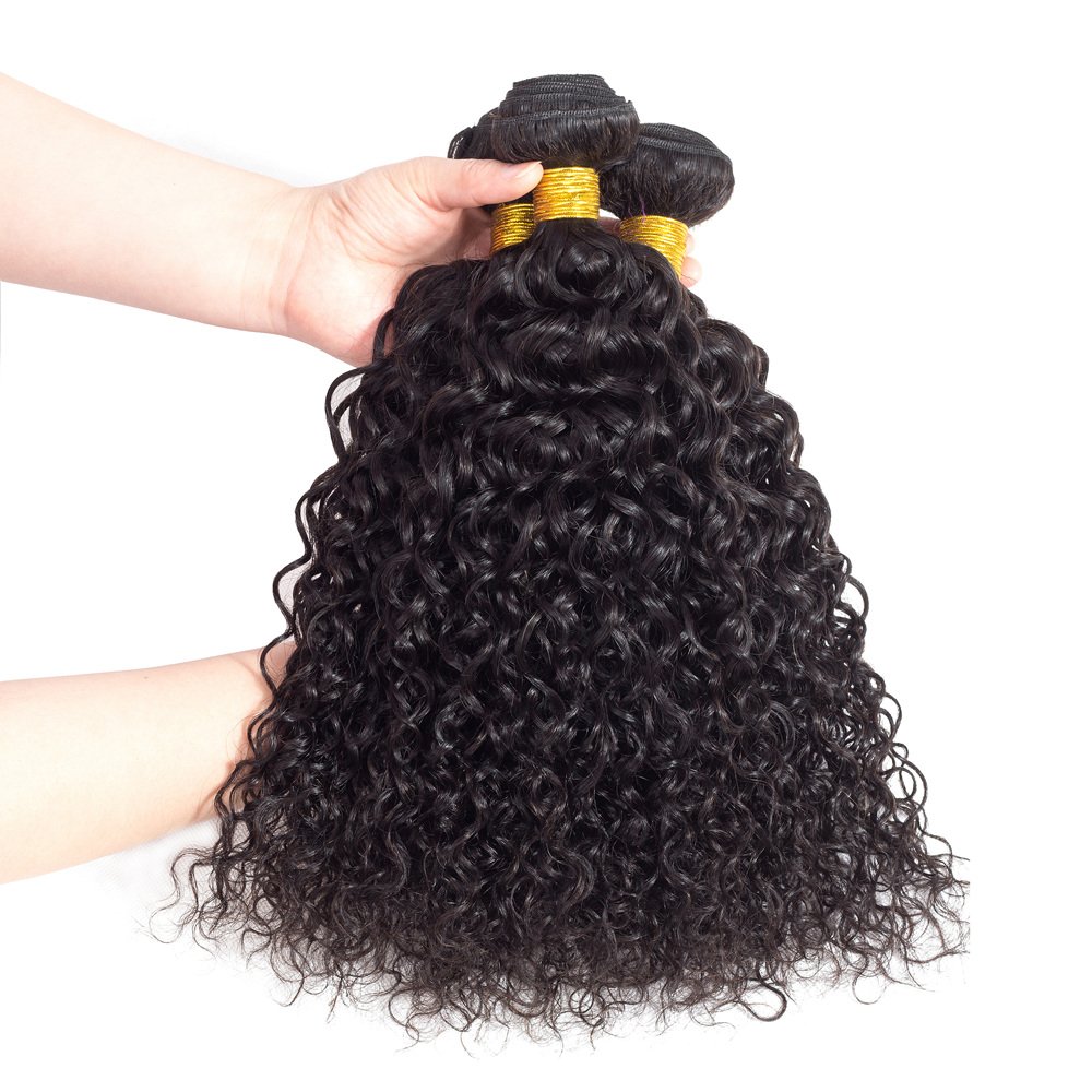 Custom 40 50 Inch Virgin Brazilian Human Hair Bundles , 100% Brazilian Hair Bundles Human Hair Extensions