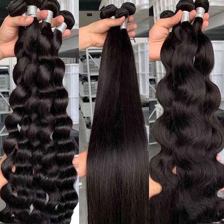 Wholesale Raw Vietnamese Indian Hair Bundles Vendor, Double Drawn Remy Human Hair Extension, Cuticle Aliged Virgin Hair Bundles