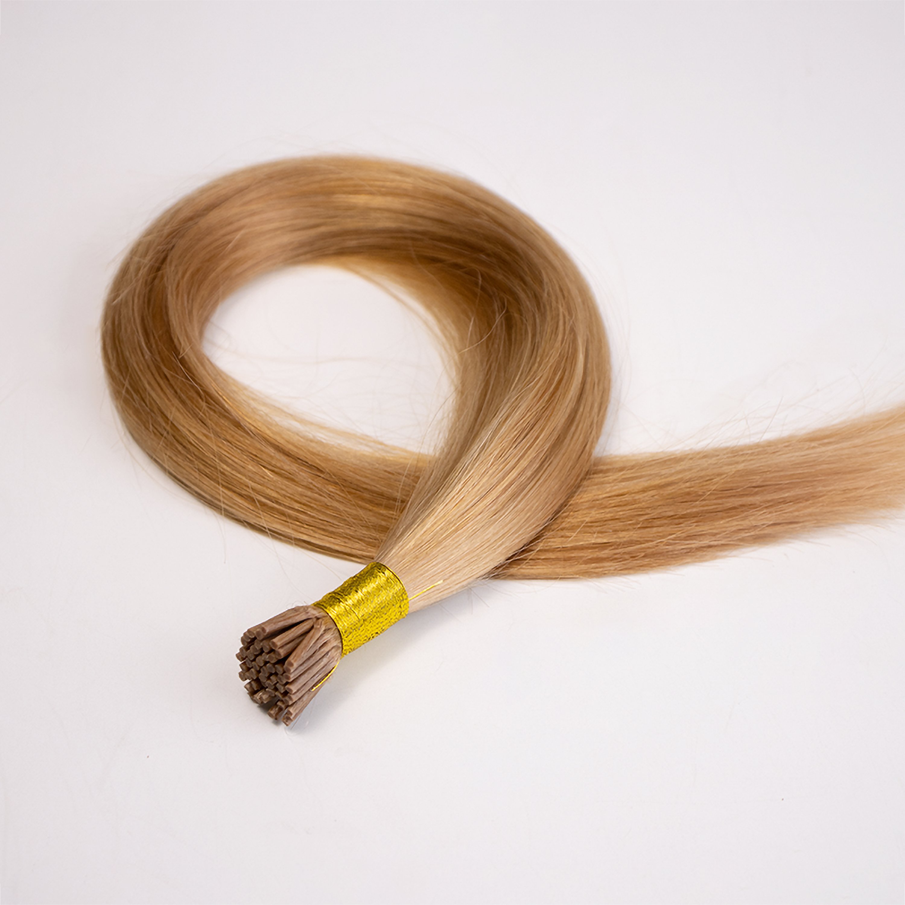 Jiffy Hair I tip micro link micro original virgin human hair extensions cuticle aligned same direction from root to tip