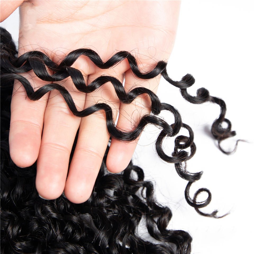 Hot Selling 12A Super Double Drawn Pixie Curl Hair Bundles Virgin Cuticle Aligned Funmi Hair SDD Brazilian human hair extension
