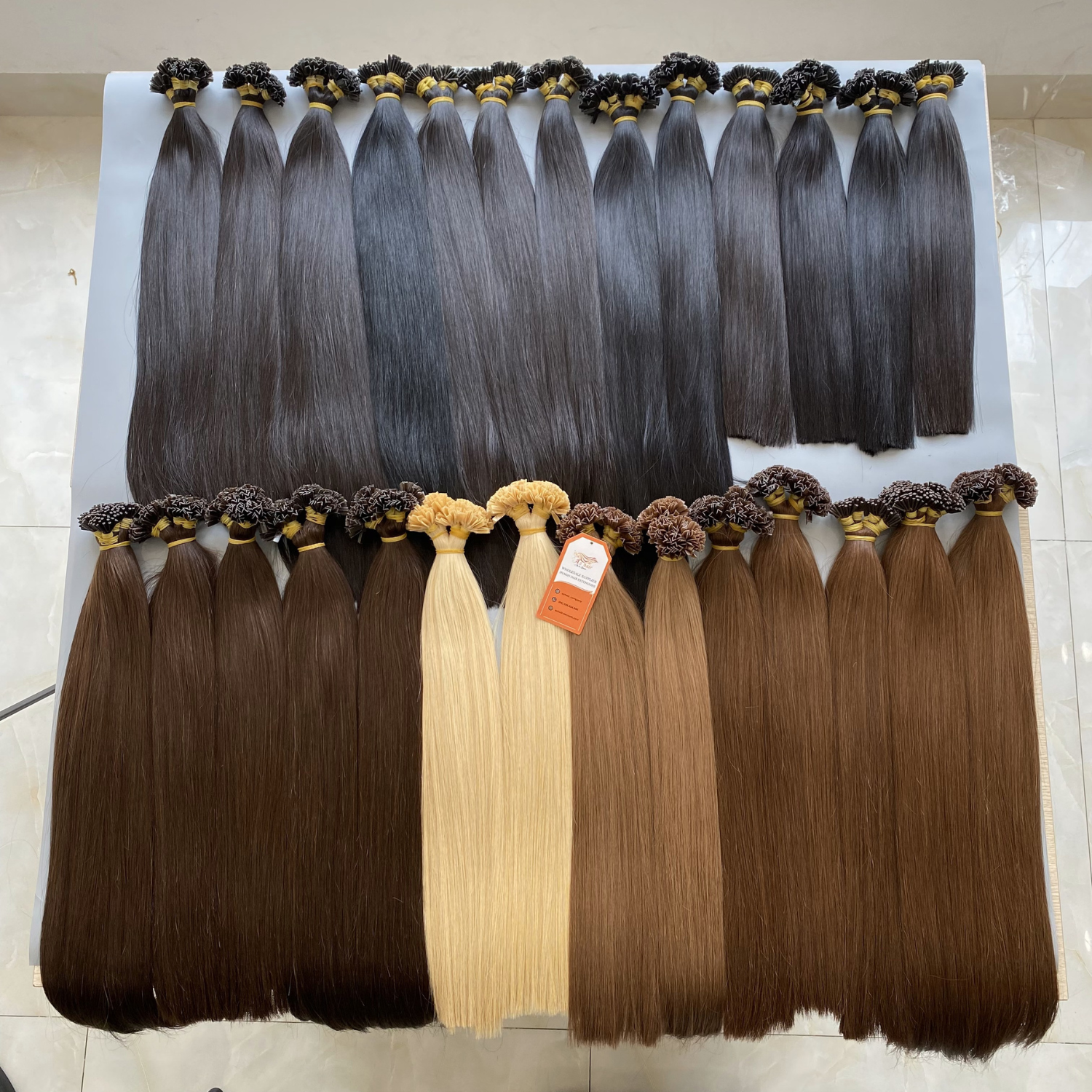 Top Selling Wholesale Price Keratin V Tip Hair Extensions 100% Raw Vietnamese Hair Cuticle Aligned Hair