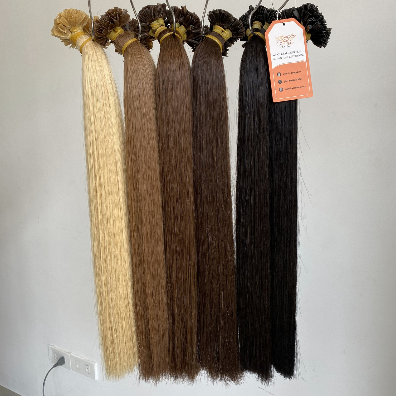 Top Selling Wholesale Price Keratin V Tip Hair Extensions 100% Raw Vietnamese Hair Cuticle Aligned Hair