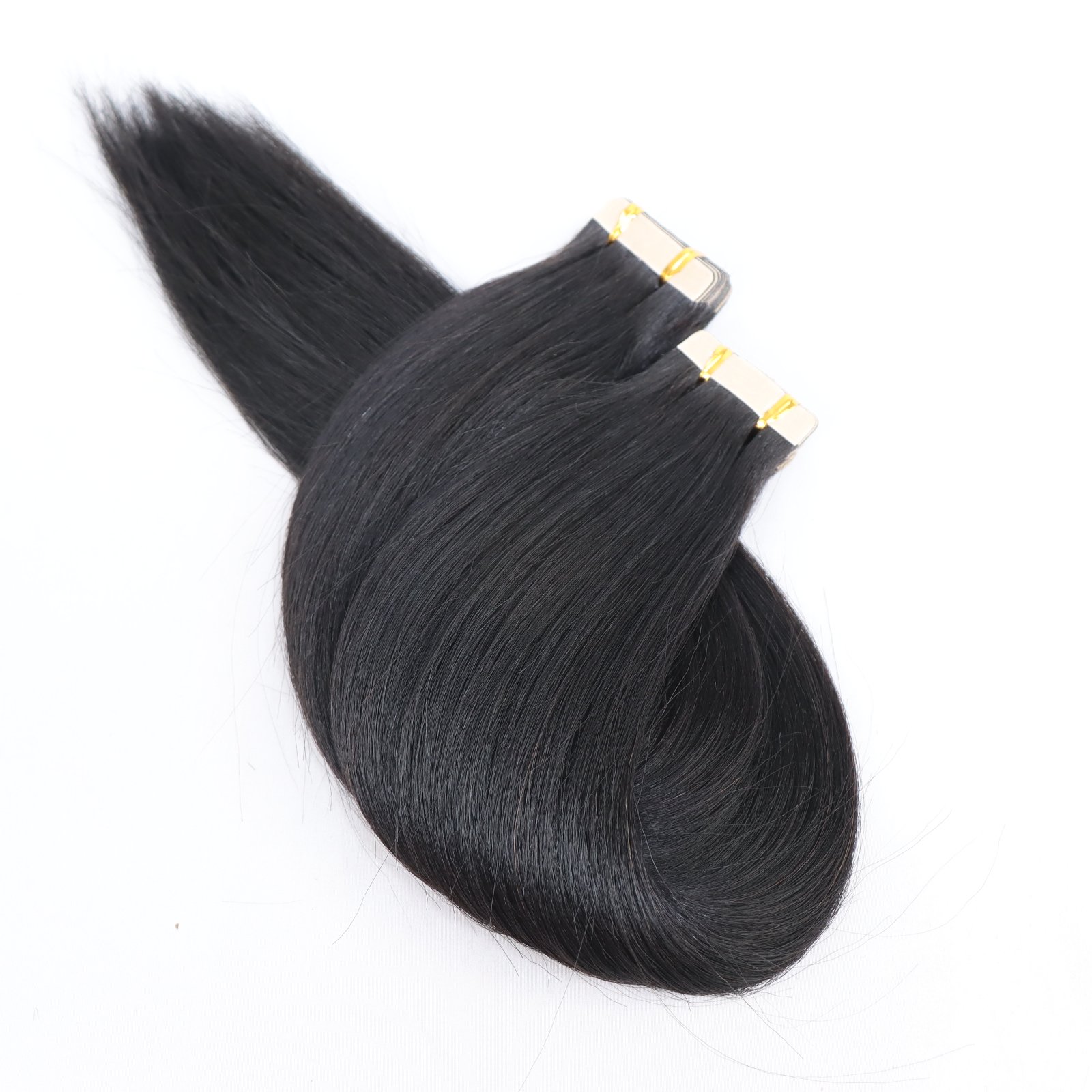 Wholesale Natural Tape In Hair Extensions 100% Human Hair Grade 12a Light Yaki Straight Tape In Human Hair Extensions
