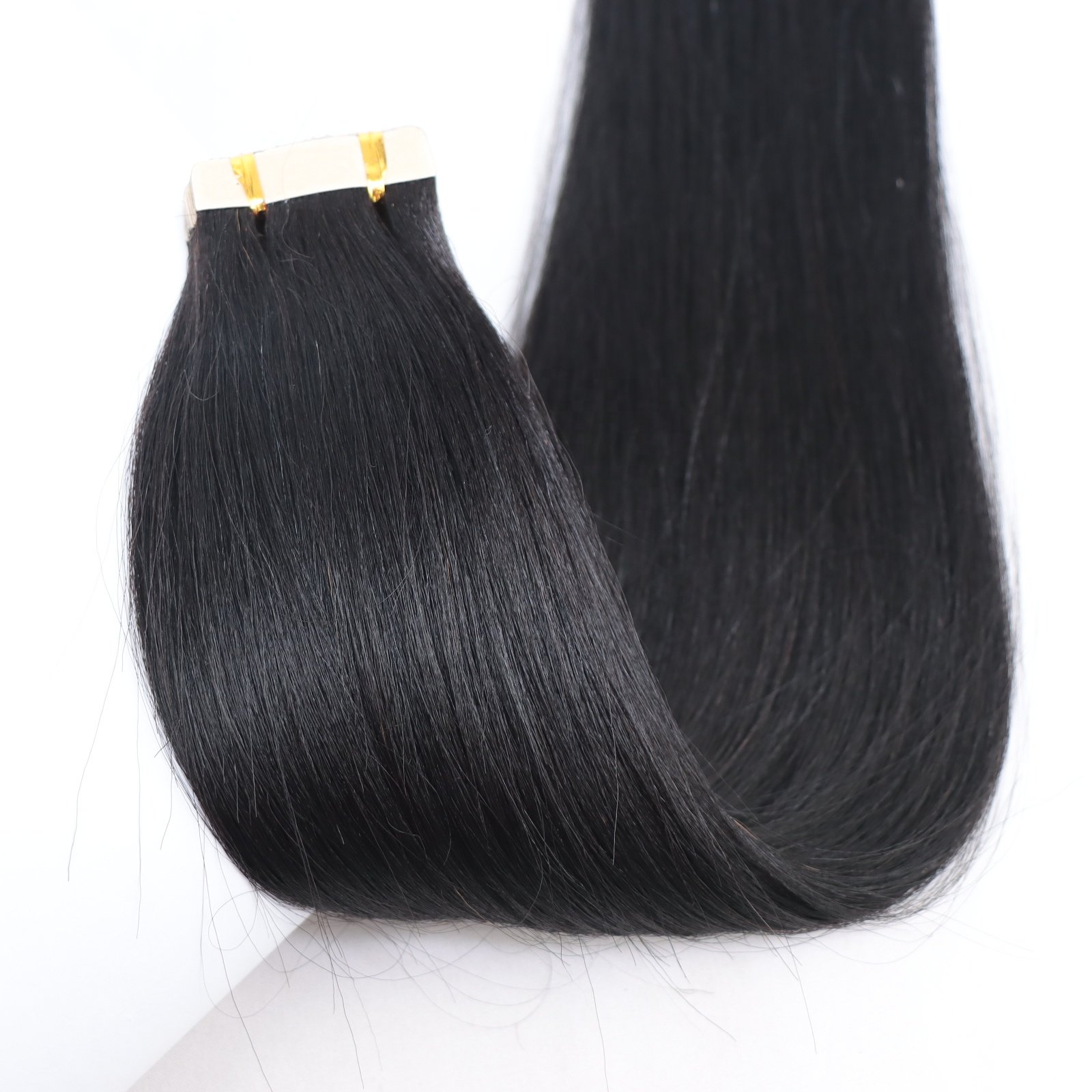 Wholesale Natural Tape In Hair Extensions 100% Human Hair Grade 12a Light Yaki Straight Tape In Human Hair Extensions