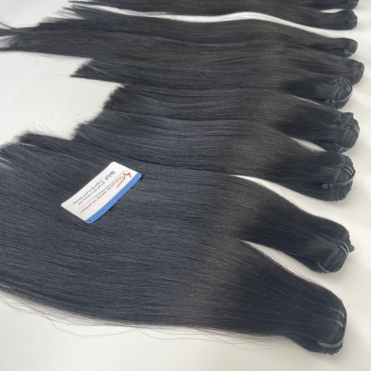 Cuticle Aligned Remy Virgin Hair Silky Bone Straight Hair Bundles Weave Double Weft Genius Weft Human Hair Extensions