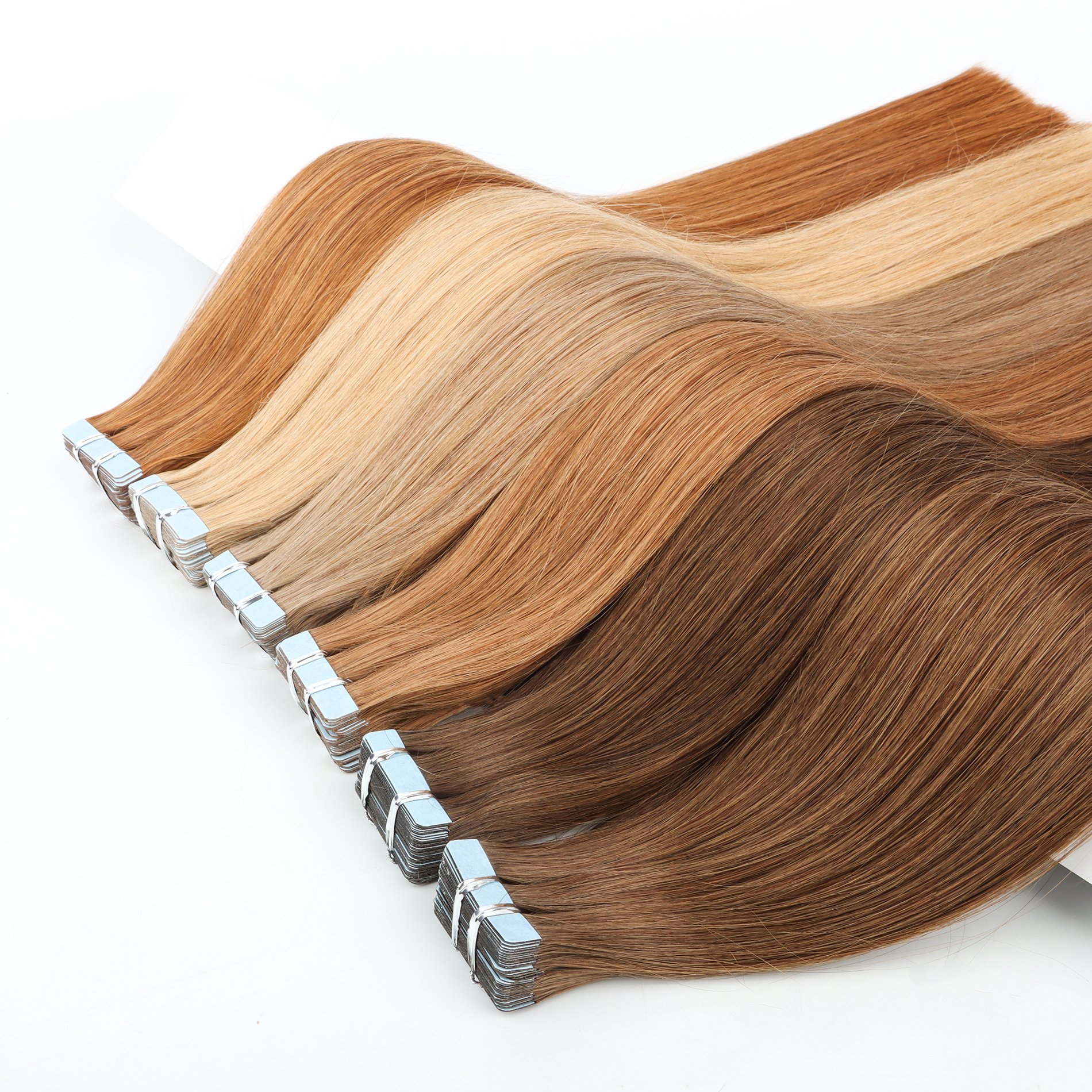 Ready To Ship Products Raw Hair Extension 12A Grade 100% Raw Vrigin Tape In Extensions