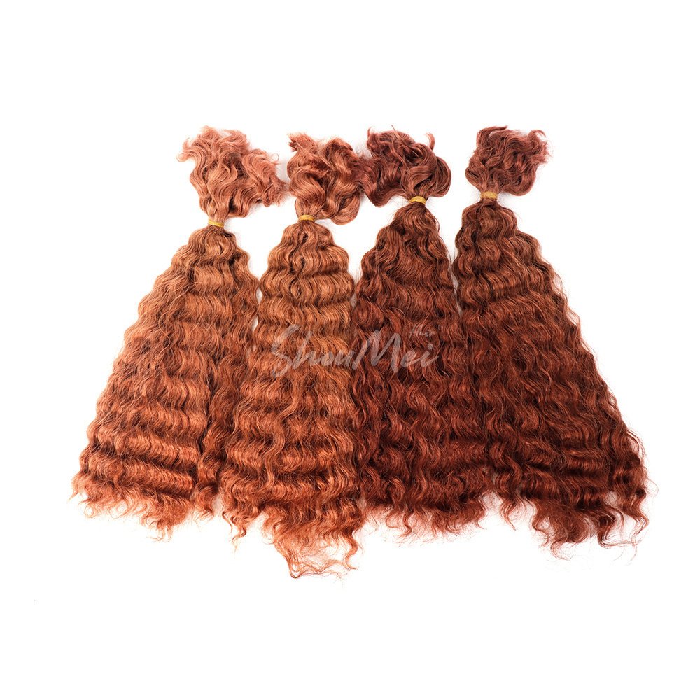 Hot Selling Afro Kinky Bulk Twist 8-28 Inch Double Drawn Bulk Hair Braiding Human Hair
