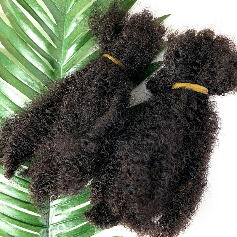 Hot Selling Afro Kinky Bulk Twist 8-28 Inch Double Drawn Bulk Hair Braiding Human Hair