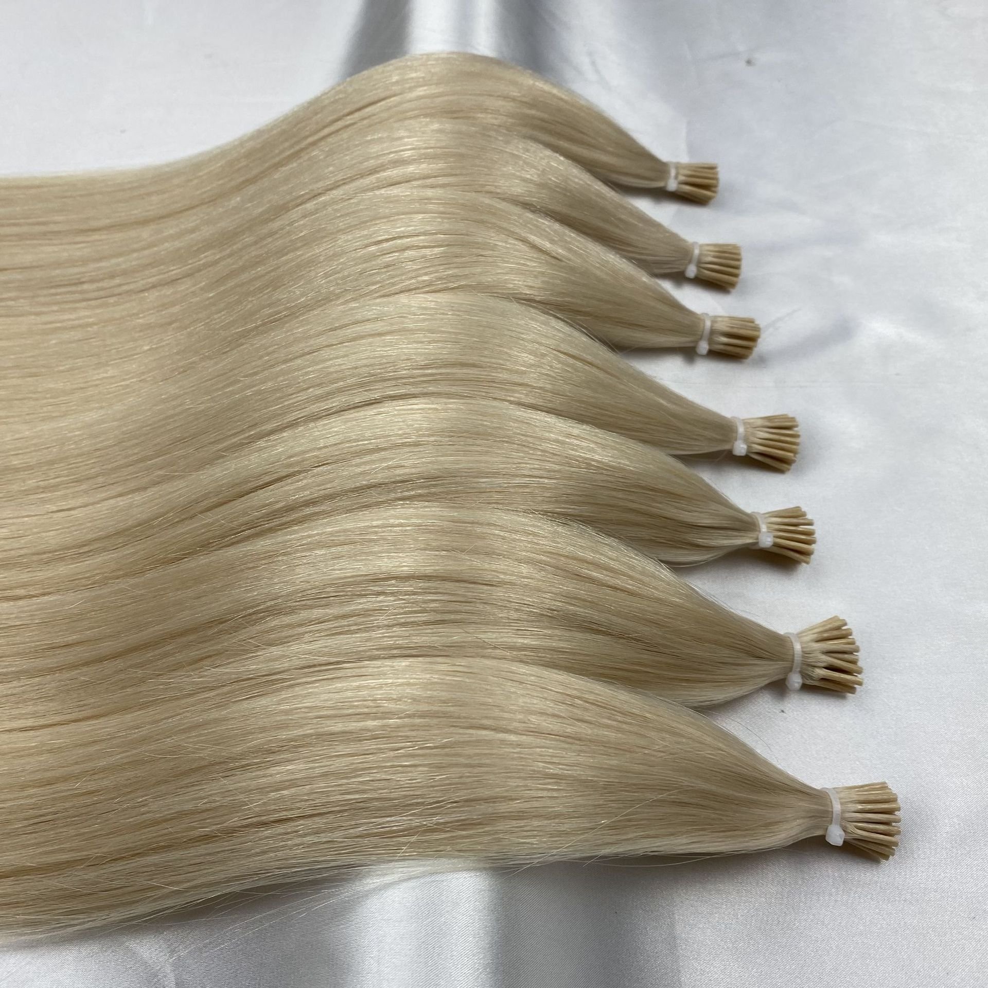 wholesale 10 to 30 Inch Kreatin Pre-Bonded I-Tip Hair Extensions Virgin Human Hair extension