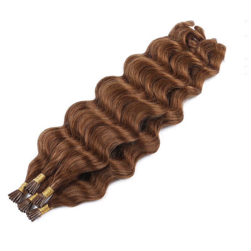 wholesale 10 to 30 Inch Kreatin Pre-Bonded I-Tip Hair Extensions Virgin Human Hair extension