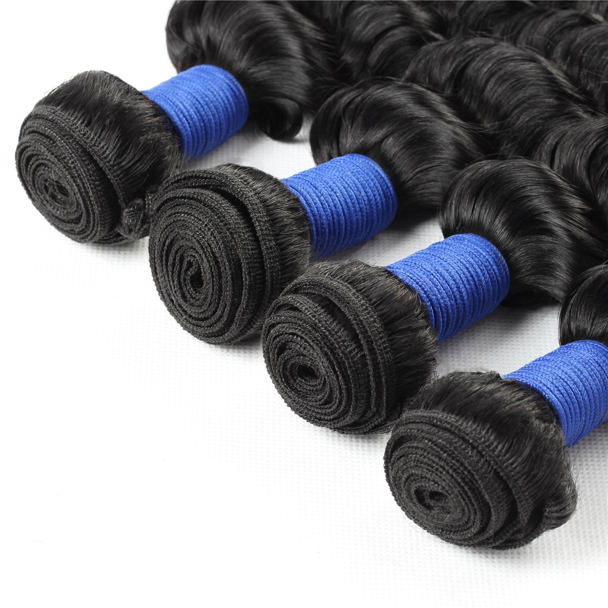 Water Curly Wave Bundles Set Hair Extensions Brazilian Human Hair Bundles Closure and Frontal Straight Hair Bundle With Closure
