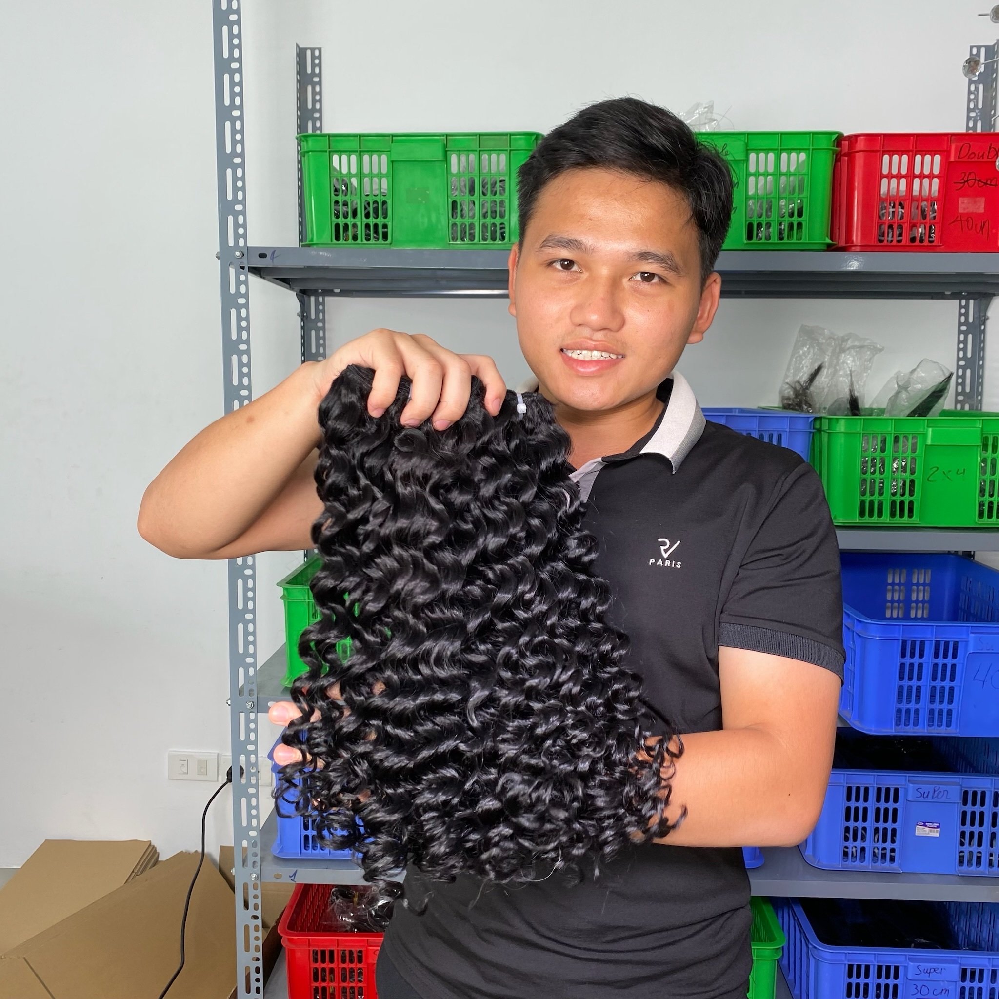 Hot sale letsfly Bundles Deal Deep Wave Vietnamese Hair Weave Bundles Curly Wholesale Raw Virgin Hair Extensions