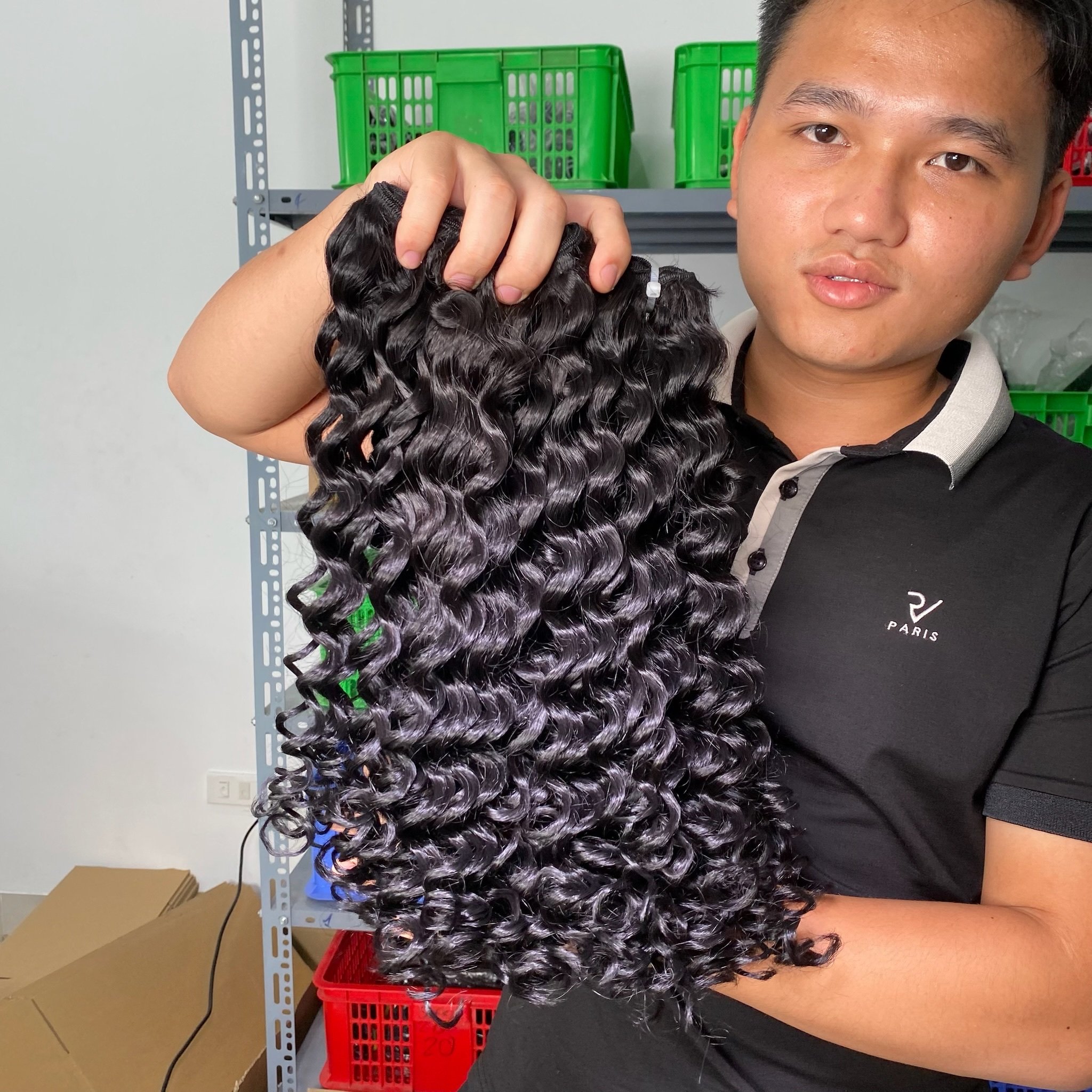 Hot sale letsfly Bundles Deal Deep Wave Vietnamese Hair Weave Bundles Curly Wholesale Raw Virgin Hair Extensions
