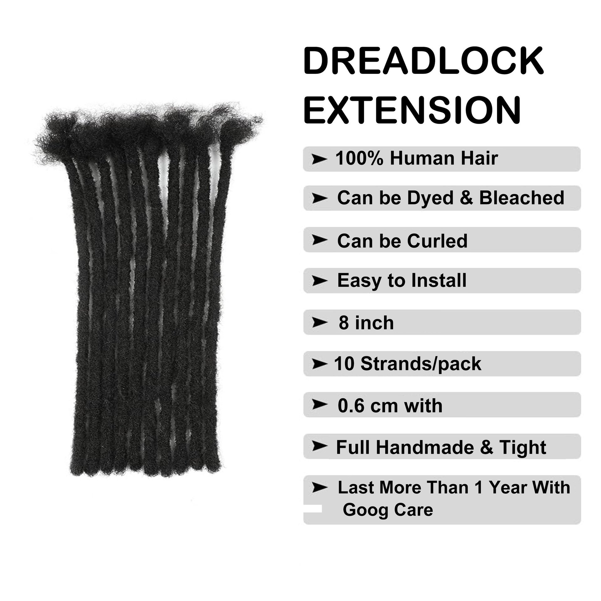 Wholesale 100% Human Hair Afro Kinky Curly Dreadlocks Extension Loc Human Hair Bulk Crochet Braiding Hair For Black Women