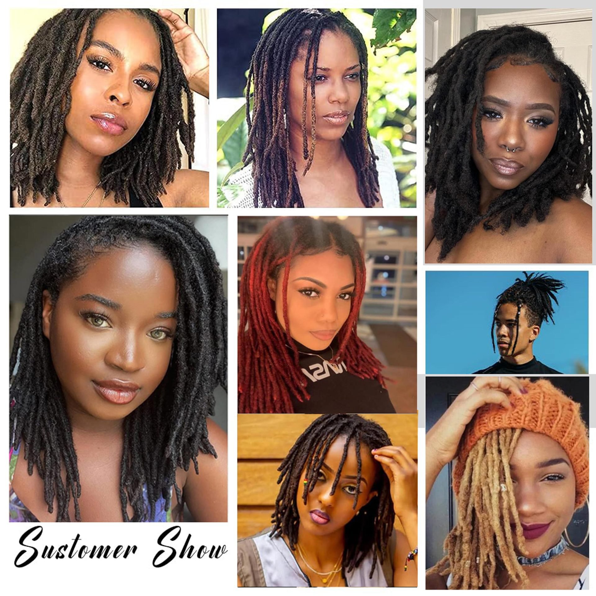 Wholesale 100% Human Hair Afro Kinky Curly Dreadlocks Extension Loc Human Hair Bulk Crochet Braiding Hair For Black Women