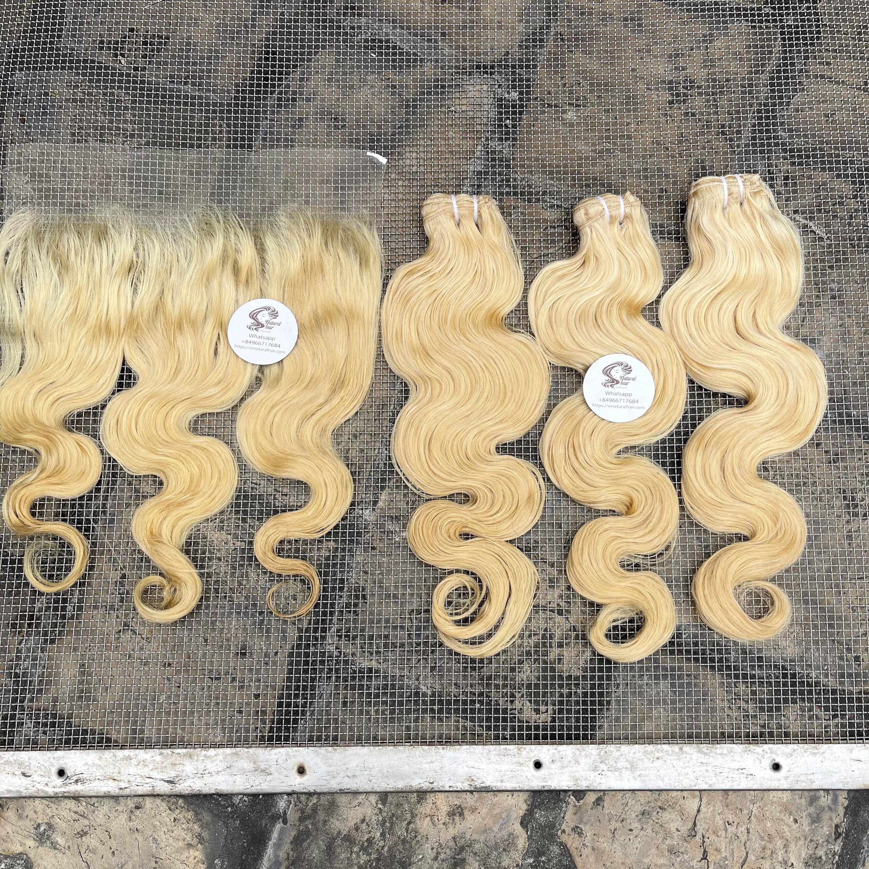 WHOLE SALES FACTOR vietnamese hair raw unprocessed south Indian temple bundles human hair