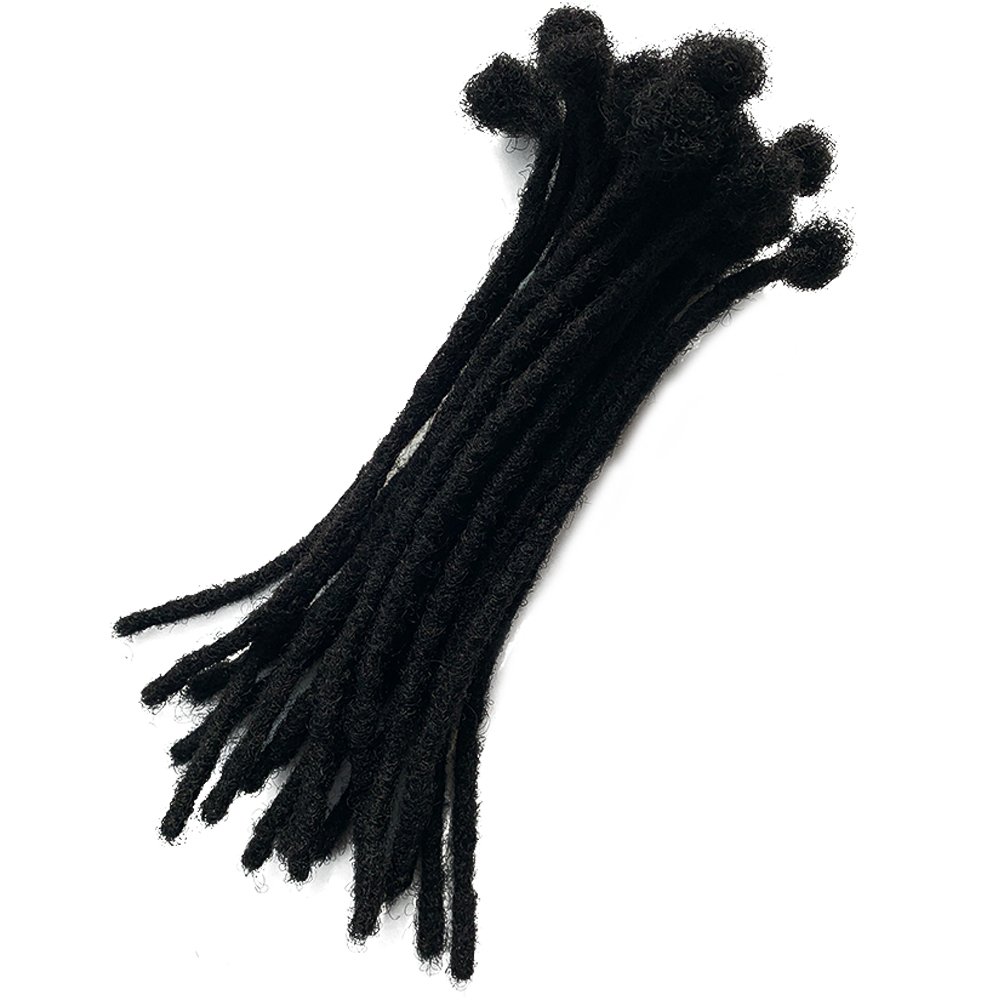 Whosale Human Hair Locs Extensions Dreadlocks Extensions Full Handmade Small Size 100% Human Hair Extensions