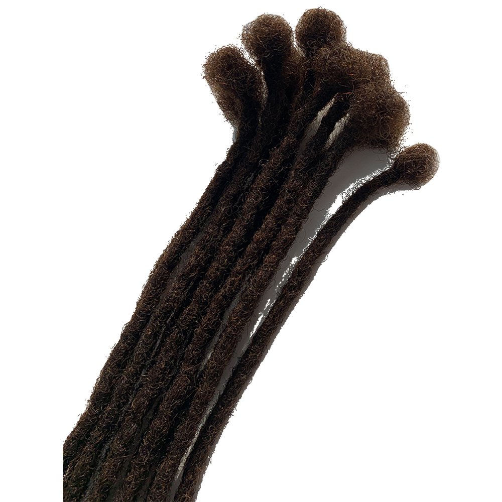 Whosale Human Hair Locs Extensions Dreadlocks Extensions Full Handmade Small Size 100% Human Hair Extensions