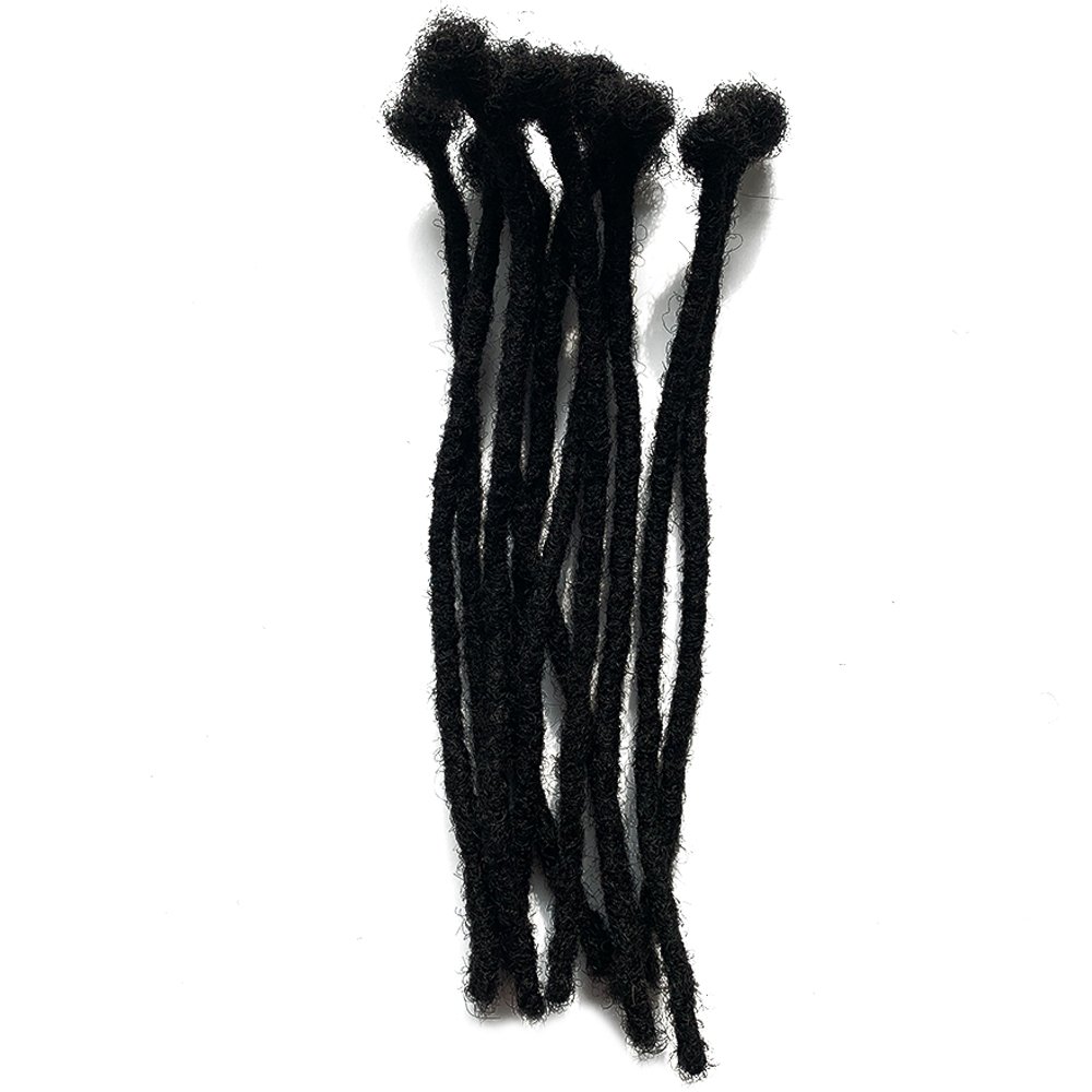Whosale Human Hair Locs Extensions Dreadlocks Extensions Full Handmade Small Size 100% Human Hair Extensions