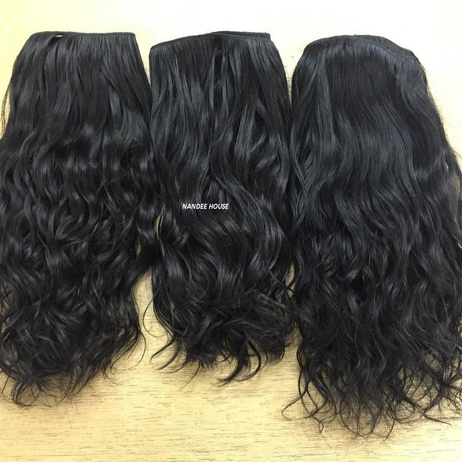 Remy raw virgin Indian curly human hair temple single donor virgin loose curly high grade Indian human hair weft,raw Indian hair