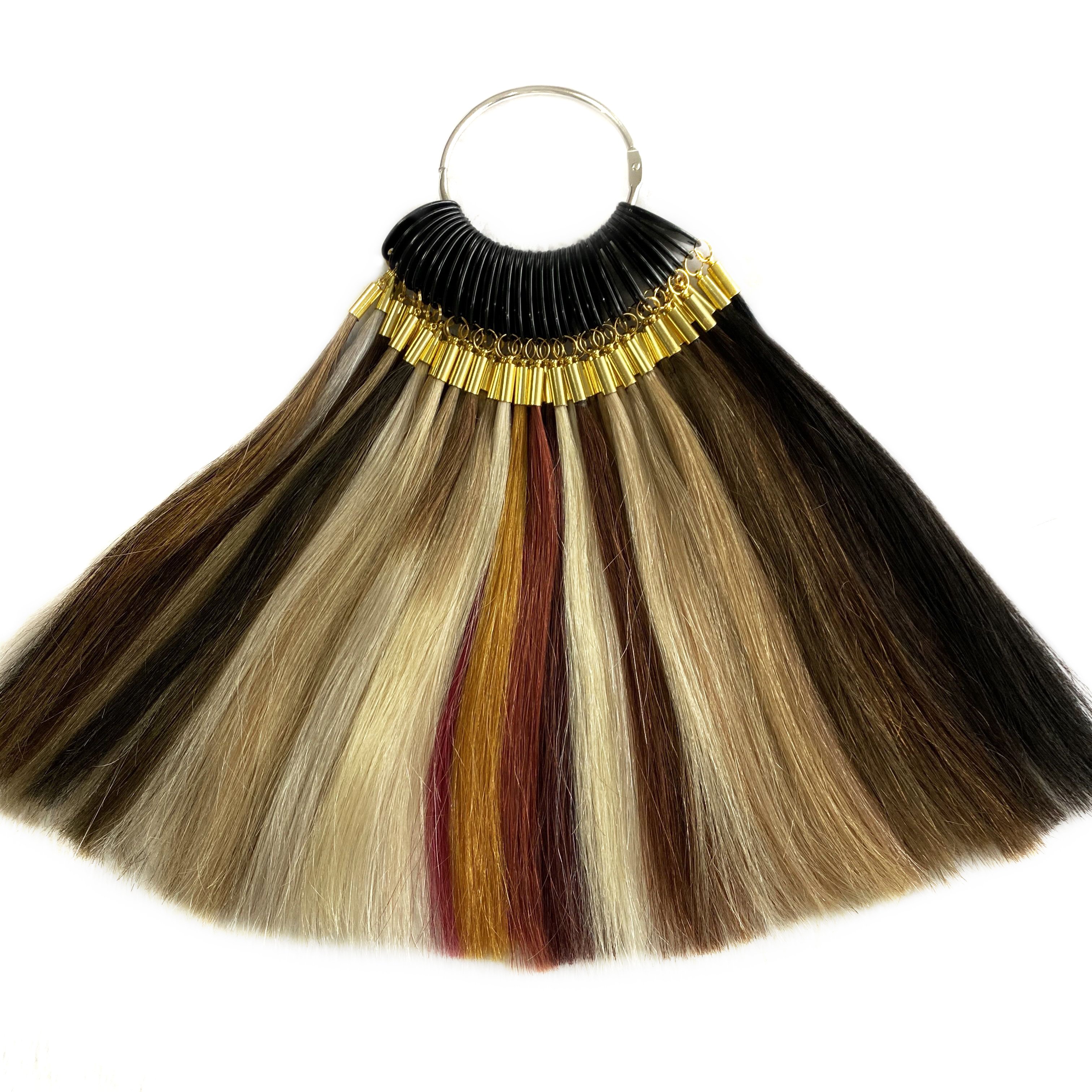 Customized Products Human Hair Extension Color Ring Light Drak Ombre Color Piano Color