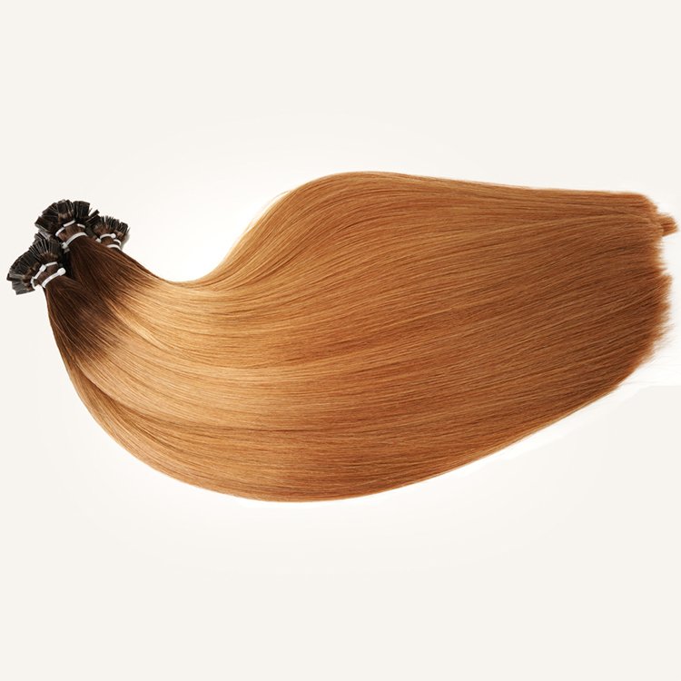 Pre Bonded Flat Tip Remy Hair Soft Italian Keratin Tip Hair Flat Tip Human Hair Extensions