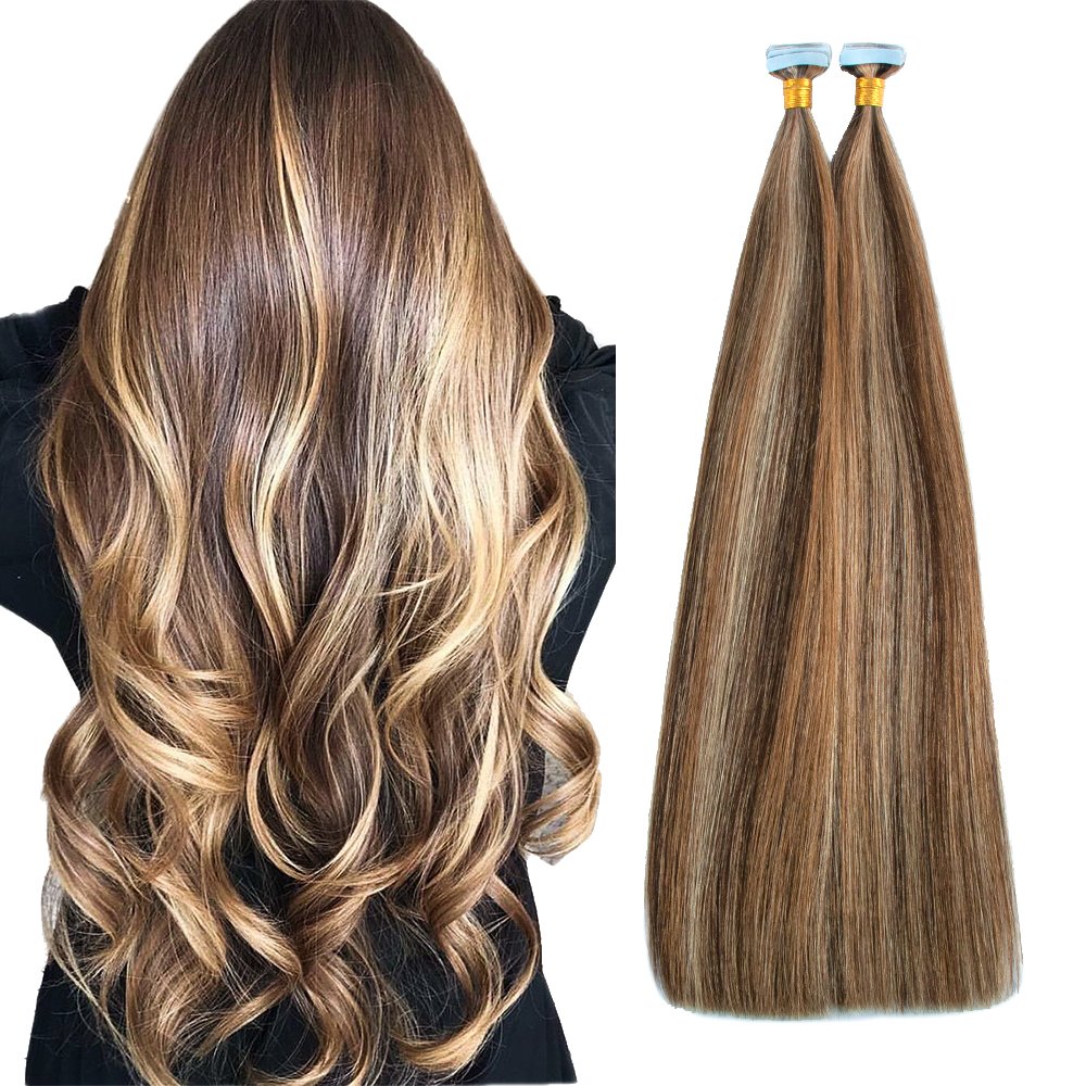 Unprocessed Luxury Design Tape in Hair 100% Cuticle Aligned Russia Human Hair Extension Invisible and Comfortable Tape Ins