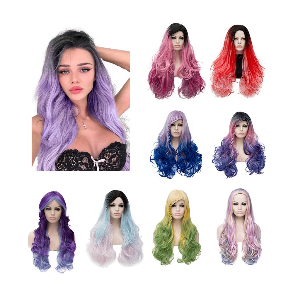 Shinein Long Straight Natural Colored Synthetic Feathers Hair Extension Rooster Feather Braid Hair Extensions